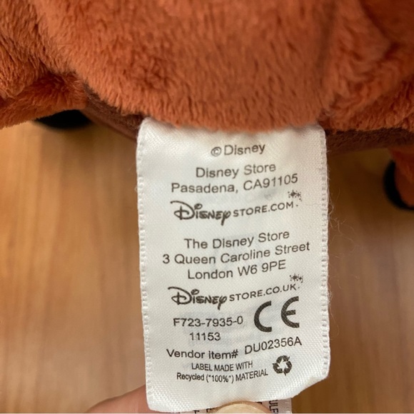 Vintage Disney Store Exclusive Authentic Original Lion King Pumbaa Plush Toy - Picture 9 of 9